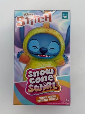 Disney Stitch Snow Cone Swirl Vinyl-Face Plush Blind Box 5” Clip-On Happy Haul